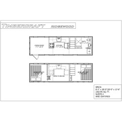 Ridgewood 28 en Bois | Tiny House Market