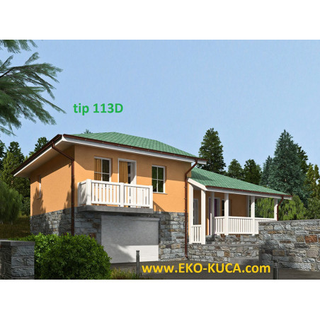 Tip 113D | Tiny House 113m² | Eko Kuca | Tiny House Market